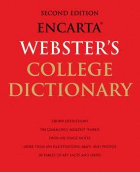 Hardcover Encarta Webster's College Dictionary: 2nd Edition Book