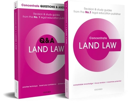 Paperback Land Law Revision Concentrate Pack: Law Revision and Study Guide Book