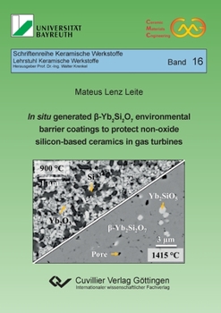 Paperback In situ generated ß-Yb₂Si₂O₇ environmental barrier coatings to protect non-oxide silicon-based ceramics in gas turbines Book