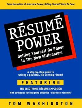 Paperback Resume Power: Selling Yourself on Paper Book