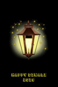 Happy Diwali 2019: Thoughtful Diwali Gift, Lined Blank Notebook, Mandala Back Cover, 6 x 9, 120 White Color Pages, Matte Finish Cover