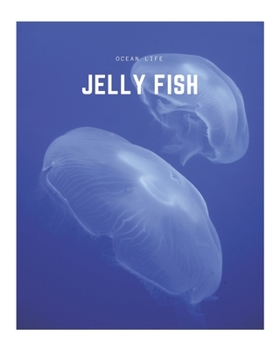 Paperback Jelly Fish: A Decorative Book &#9474; Perfect for Stacking on Coffee Tables & Bookshelves &#9474; Customized Interior Design & Home Decor Book
