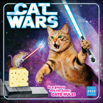 Office Product 2025 Cat Wars Wall Calendar Book