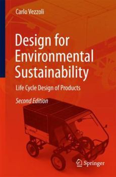 Paperback Design for Environmental Sustainability: Life Cycle Design of Products Book