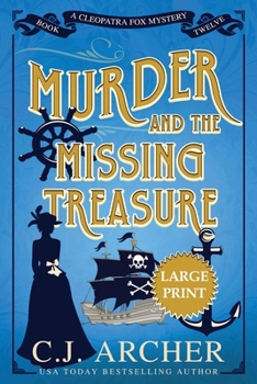 Paperback Murder and the Missing Treasure: Large Print [Large Print] Book