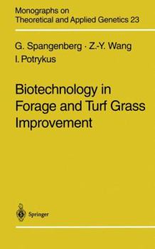 Paperback Biotechnology in Forage and Turf Grass Improvement Book