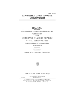 Paperback U.S. government efforts to counter violent extremism Book