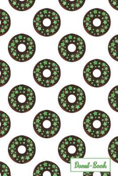 Donut-Book: chocolate donut print notebook