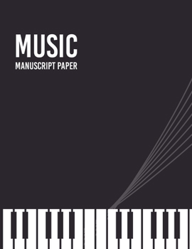 Paperback Wide Staff music Manuscript Paper: Music Manuscript Paper / White Marble Blank Sheet Music / Notebook for Musicians / Staff Paper / Composition Books Book