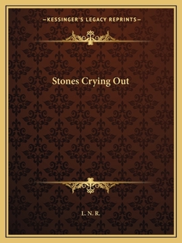 Paperback Stones Crying Out Book