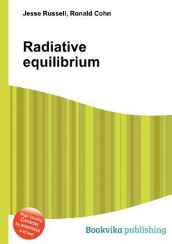 Paperback Radiative Equilibrium Book