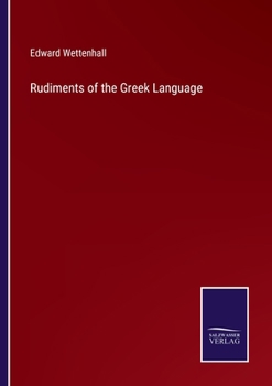 Paperback Rudiments of the Greek Language Book