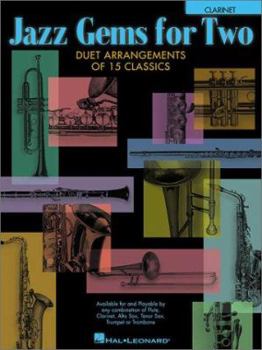 Paperback Jazz Gems for Two: Clarinet Book