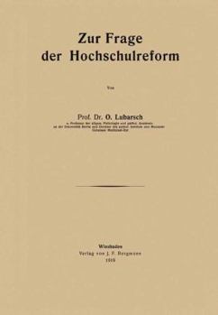 Paperback Zur Frage Der Hochschulreform [German] Book