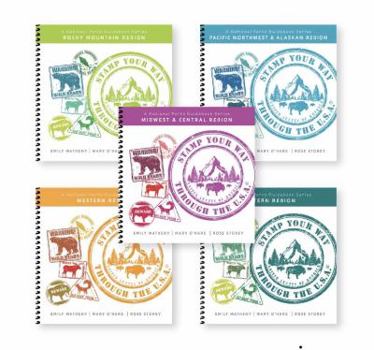 Spiral-bound Stamp Your Way Through the USA, A Children's National Parks Guidebook Series Book