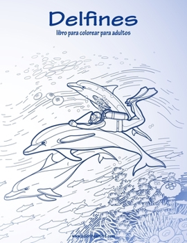 Paperback Delfines libro para colorear para adultos 1 [Spanish] Book