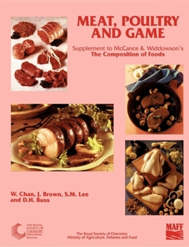 Paperback Meat, Poultry and Game: Supplement to the Composition of Foods Book