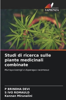 Paperback Studi di ricerca sulle piante medicinali combinate [Italian] Book