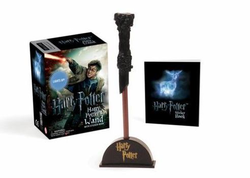 Accessory Harry Potter Wizard's Wand with Sticker Book: Lights Up! Book