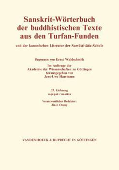Paperback Sanskrit-Worterbuch Der Buddhistischen Texte Aus Den Turfan-Funden. Lieferung 25: Sam-Pad/Su-Sikta (25. Lfg.) [German] Book