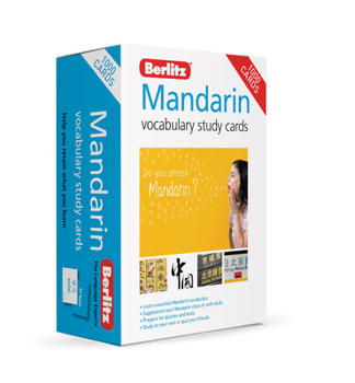 Misc. Berlitz Vocabulary Study Cards Mandarin (Language Flash Cards) Book