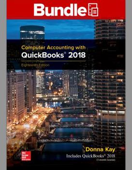 Printed Access Code Gen Combo Computer Accounting W/QuickBooks 2018; Connect Access Card Book