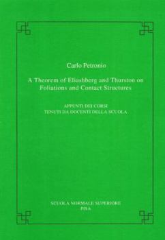 Paperback A Theorem of Eliashberg and Thurston on Foliations and Contact Structures Book