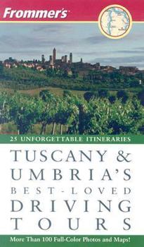 Paperback Frommer's Tuscany & Umbria's Best-Loved Driving Tours Book