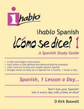 Paperback ihablo Spanish ¿Cómo se dice? 1 Book
