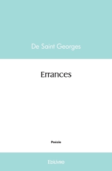 Paperback Errances [French] Book