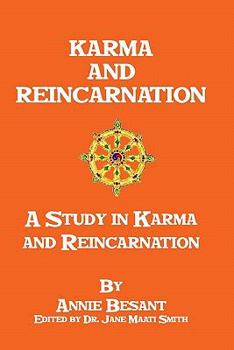 Paperback Karma And Reincarnation: A Study In Karma And Reincarnation Book