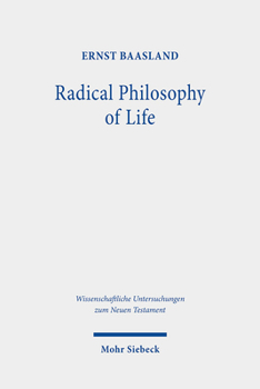 Hardcover Radical Philosophy of Life: Studies on the Sermon on the Mount Book