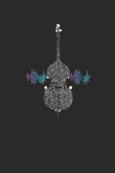 Cello Heartbeat: Cellos Notebook, Dotted Bullet (6" x 9" - 120 pages) ~ Musical Instruments Themed Notebook for Daily Journal, Diary, and Gift