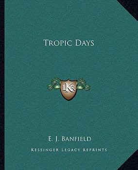 Paperback Tropic Days Book