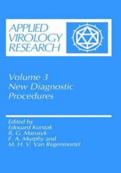 Hardcover Applied Virology Research: New Diagnostic Procedures Book