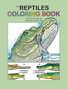 Paperback The Reptiles Coloring Book: A Coloring Book