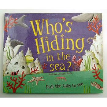 Board book Who's Hiding in the Sea?. by Linda Cole Book