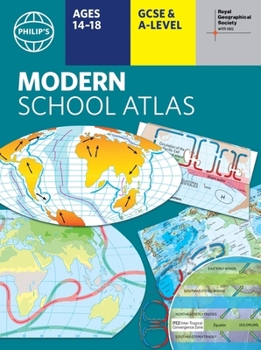 Paperback Philip's RGS Modern School Atlas: Paperback 101st Edition (Philip's World Atlas) Book