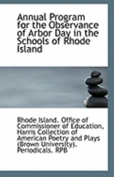 Annual Program for the Observance of Arbor Day in the Schools of Rhode Island