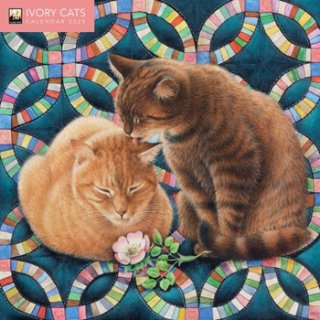 Calendar Ivory Cats by Lesley Anne Ivory Mini Wall Calendar 2023 (Art Calendar) Book