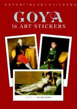 Paperback Goya: 16 Art Stickers Book