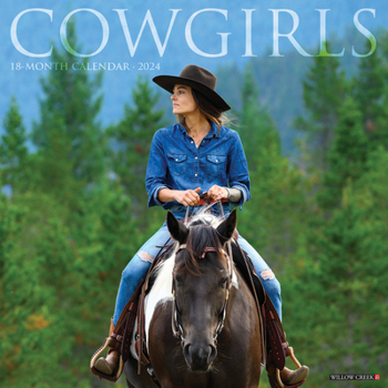 Calendar Cowgirls 2024 12 X 12 Wall Calendar Book