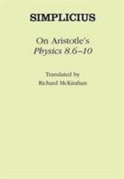 Hardcover On Aristotle's "physics 8.6-10" Book