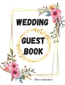 Paperback Wedding Guest Book [Large Print] Book