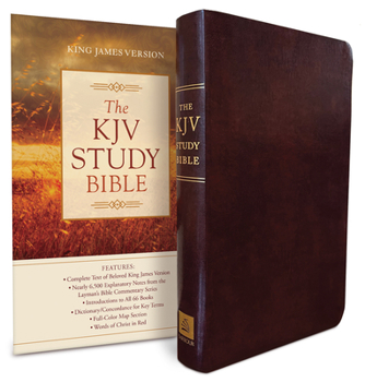 Bonded Leather Study Bible-KJV Book