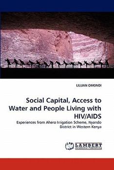 Paperback Social Capital, Access to Water and People Living with HIV/AIDS Book