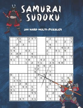 Paperback Samurai Sudoku: 200 Hard multi-puzzles Book