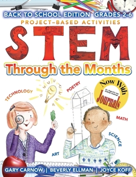 Paperback STEM Through the Months - Back to School Edition Grades 2-6 Book