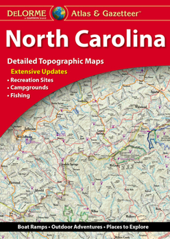 Paperback Delorme Atlas & Gazetteer: North Carolina Book