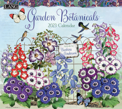 Unknown Binding Garden Botanicals 2023 Wall Calendar Book